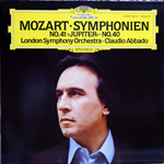 アバド指揮のモーツァルト交響曲のレコード・CD